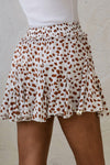 Hem A-Line Mini Skirt