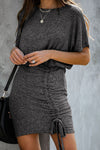 Ruched Knit Dress