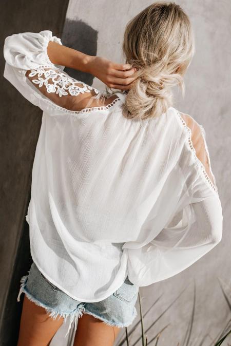 Formal Lace Blouse